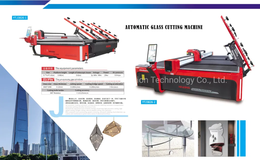 CNC Glass Automatic Loading Labeling and Cutting Machine