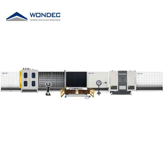 2025 Línea de producción automática de vidrio con aislamiento súper espaciador vertical Máquina Máquina de procesamiento de vidrio aislante Máquina de vidrio con doble acristalamiento